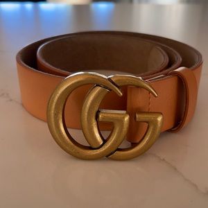 GG Belt Brown Leather